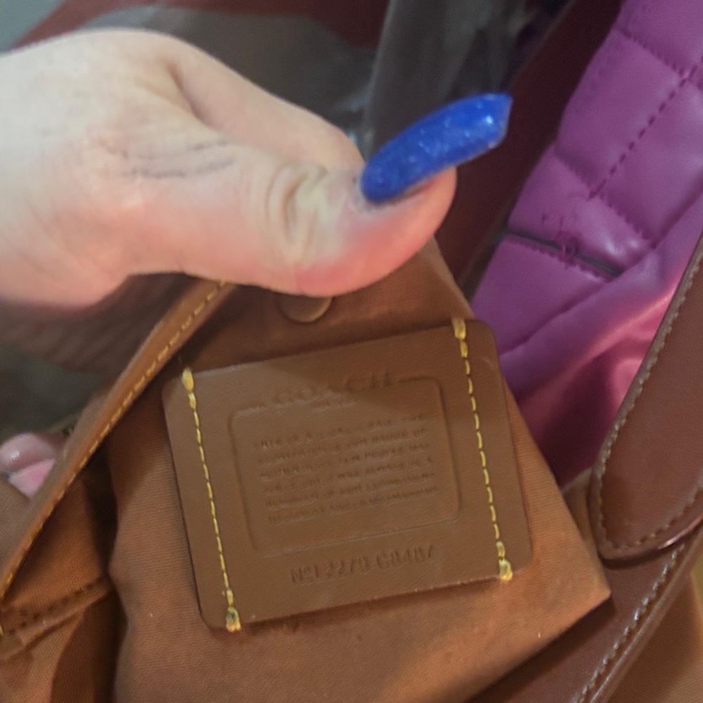 Coach Brown and Tan Women's Bag - Picture 4 of 4